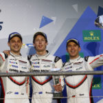 Porsche LMP Team: Earl Bamber, Brendon Hartley, Timo Bernhard (l-r)