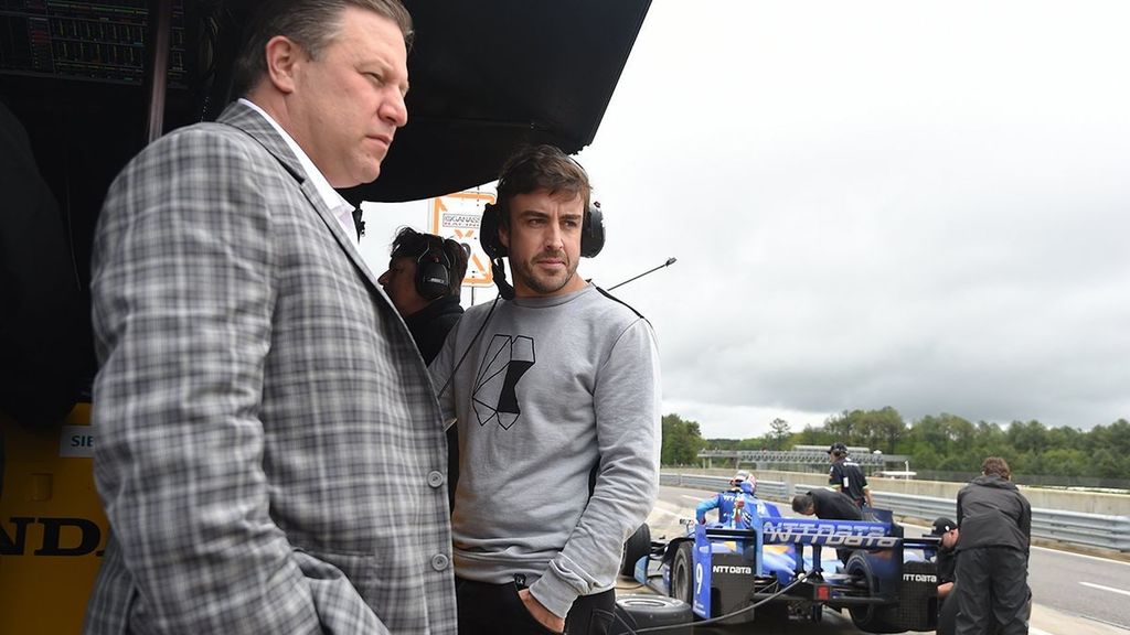 Fernando Alonso Y Zak Brown