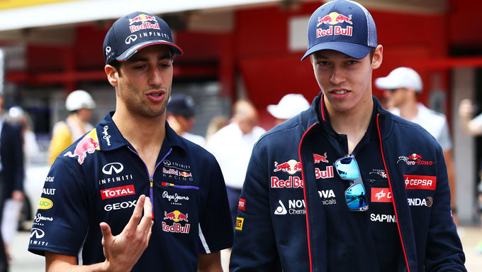 Ricciardo And Kvyat
