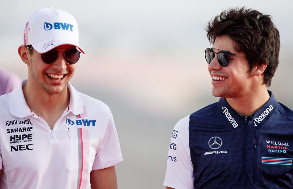 Lance Stroll y Esteban Ocon