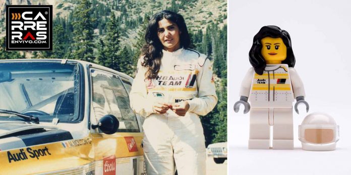 Audi y Lego homenajean a Michèle Mouton, la primera y única mujer que ha ganado una prueba del Mundial de Rallies