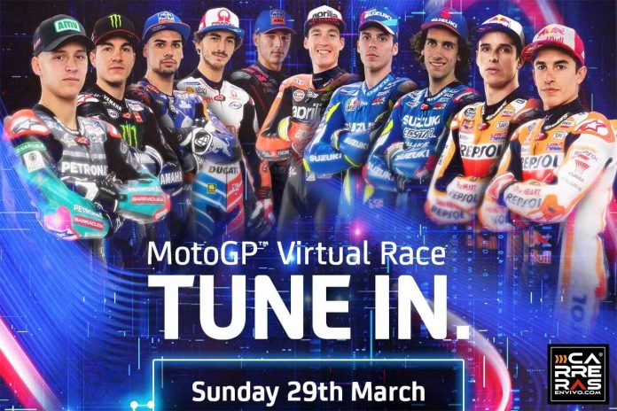 Las estrellas de MotoGP se retan a una Carrera Virtual