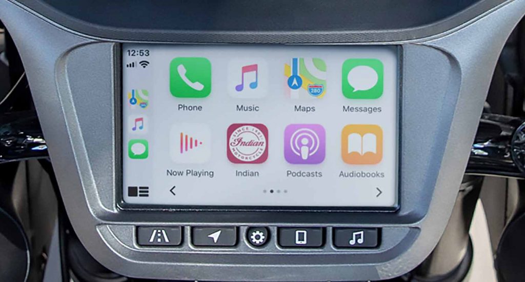 Indian Motorcycle Intégration d'Apple CarPlay - Custom Tour Magazine