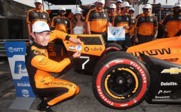Lundgaard rompe la racha de poles de Alex Palou