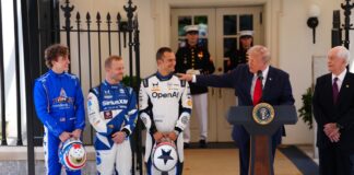 Álex Palou visita la Casa Blanca y revela cómo fue su encuentro con Donald Trump