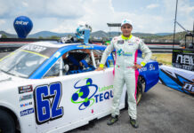Gustavo Barrales, volvió a la pista y superó el reto de NASCAR México Series en S.L.P.