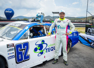 Gustavo Barrales, volvió a la pista y superó el reto de NASCAR México Series en S.L.P.