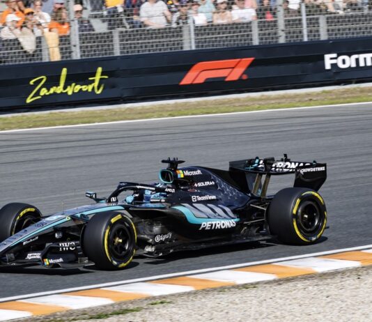 Russell firma la Pole en el Sprint de Países Bajos