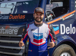 Chevron Racing y “Harry” Dueñas, a la caza del podio de los Tractocamiones en León