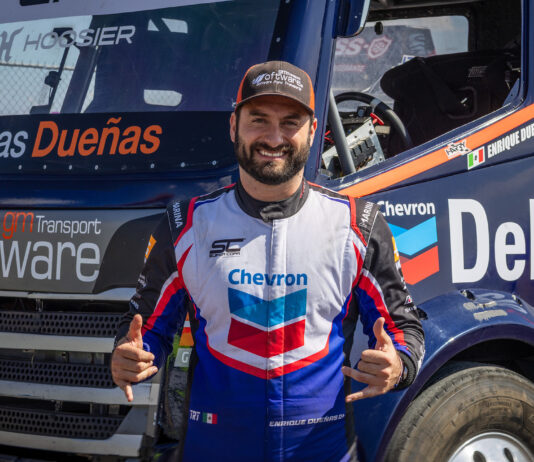 Chevron Racing y “Harry” Dueñas, a la caza del podio de los Tractocamiones en León