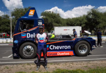 Chevron Racing y “Harry” Dueñas firmaron el top-10 de los Tractocamiones en León