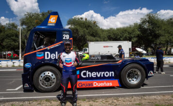 Chevron Racing y “Harry” Dueñas firmaron el top-10 de los Tractocamiones en León
